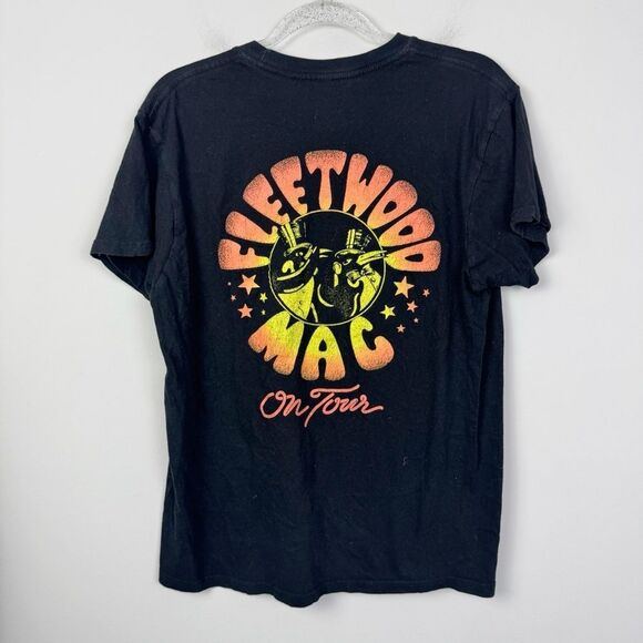 FLEETWOOD MAC | Black Short Sleeve On Tour T-Shirt Unisex Size Large - Picture 1 of 6